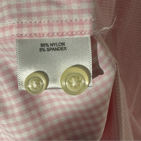 Peter Millar Summer Comfort Shirt Button Up Performance Pink Gingham Siz… - Picture 10 of 14